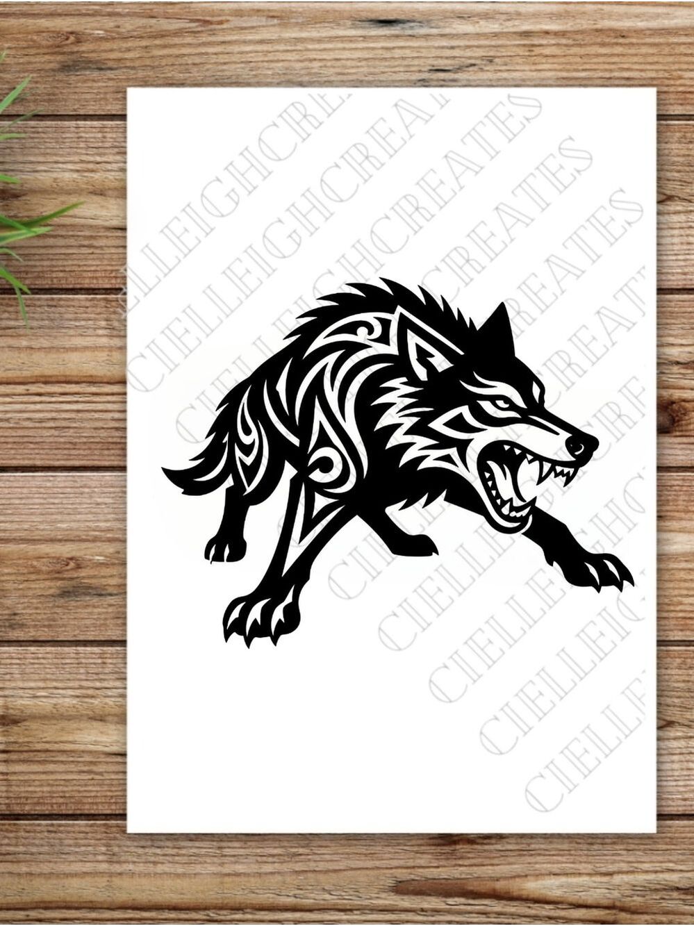 *2 for $20* Howling Wolf Vinyl decal  sticker Handcrafted